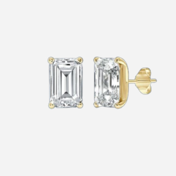 solitaire-studs earrings