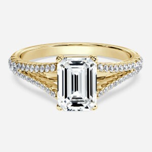 garava classic emerald cut solitaire ring